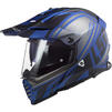 LS2 MX436 Pioneer Evo Master Dual Sport Motorcycle Helmet & Visor Thumbnail 4