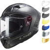 LS2 FF805 Thunder C Solid FIM Motorcycle Helmet & Visor Thumbnail 1