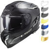 LS2 FF327 Challenger C Solid Motorcycle Helmet & Visor Thumbnail 2