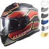 LS2 FF800 Storm Foggy Motorcycle Helmet & Visor Thumbnail 2