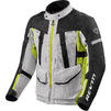 Rev It Sand 4 H2O Motorcycle Jacket & Trousers Silver Neon Yellow Black Kit Thumbnail 4