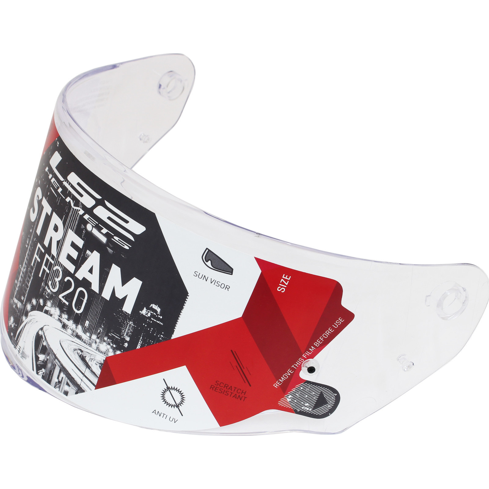 LS2 FF320 Stream Evo Mercury Motorcycle Helmet & Visor Full Face