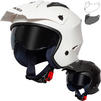 Spada Rock Open Face Motorcycle Helmet & Visor Thumbnail 2