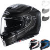 HJC RPHA 70 Carbon Reple Motorcycle Helmet & Visor Thumbnail 1