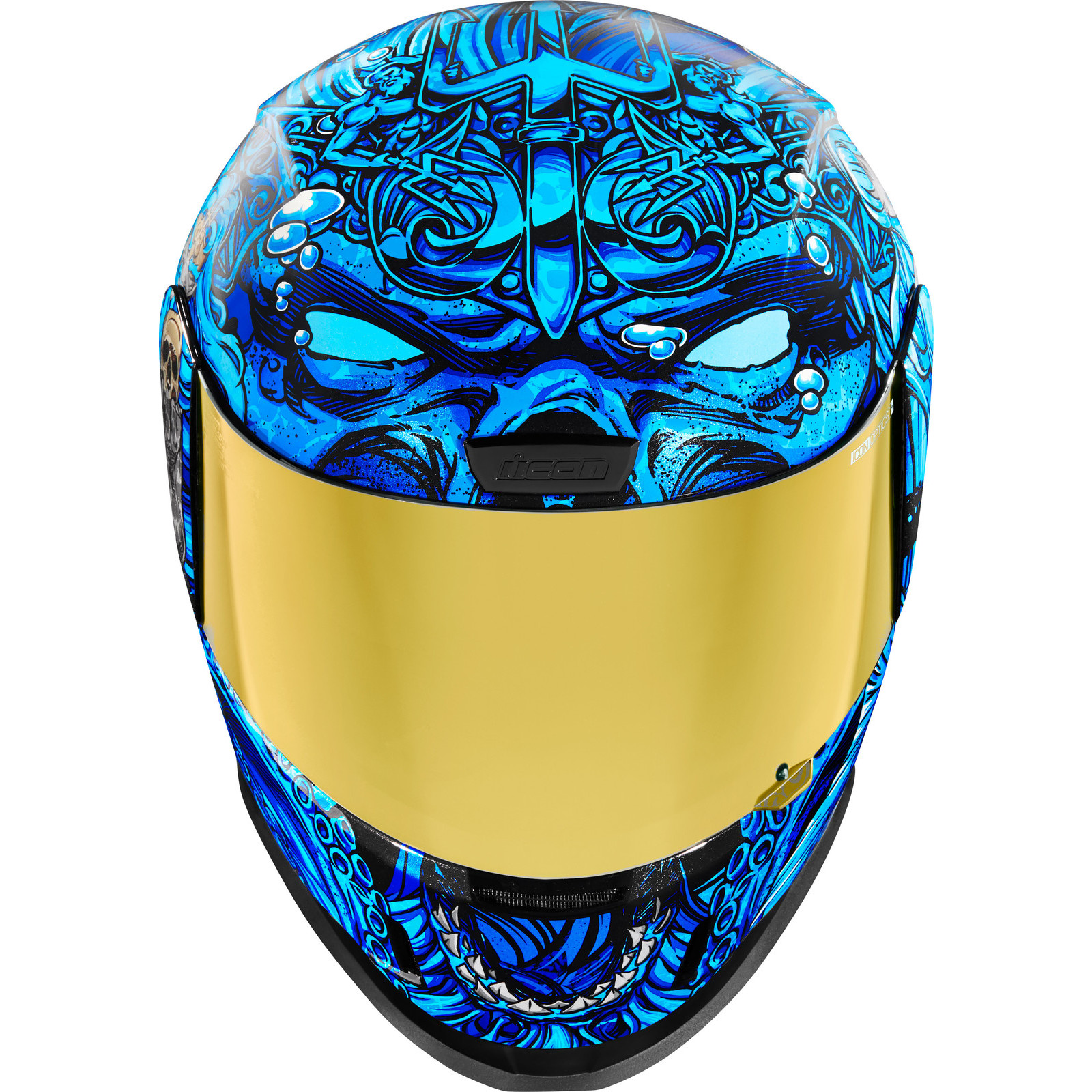 Icon Airform Ships Company Motorcycle Helmet & Visor Full Face