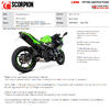 Scorpion Serket Taper Full System Carbon Fibre Exhaust - Kawasaki Ninja 650 2017 - 2021 Thumbnail 10