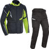 Oxford Montreal 4.0 Dry2Dry Motorcycle Jacket & Trousers Black Fluo/Stealth Black Thumbnail 1