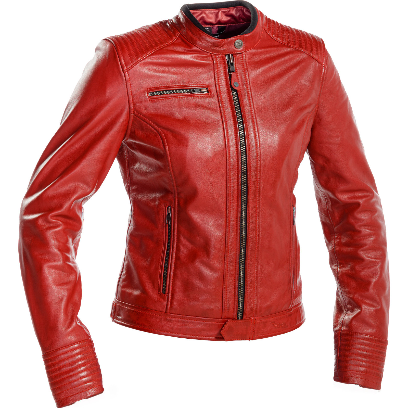 Richa Scarlett Damas Chaqueta de cuero moto para mujer cuero de vaca Street  Bike urbano | eBay