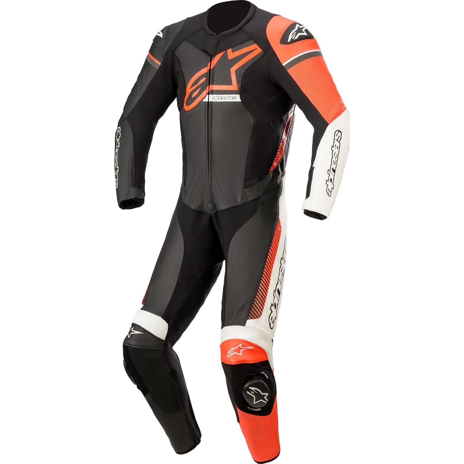 Alpinestars GP Force Phantom One Piece Leather Motorcycle Suit Motorbike Racing - Picture 29 of 30