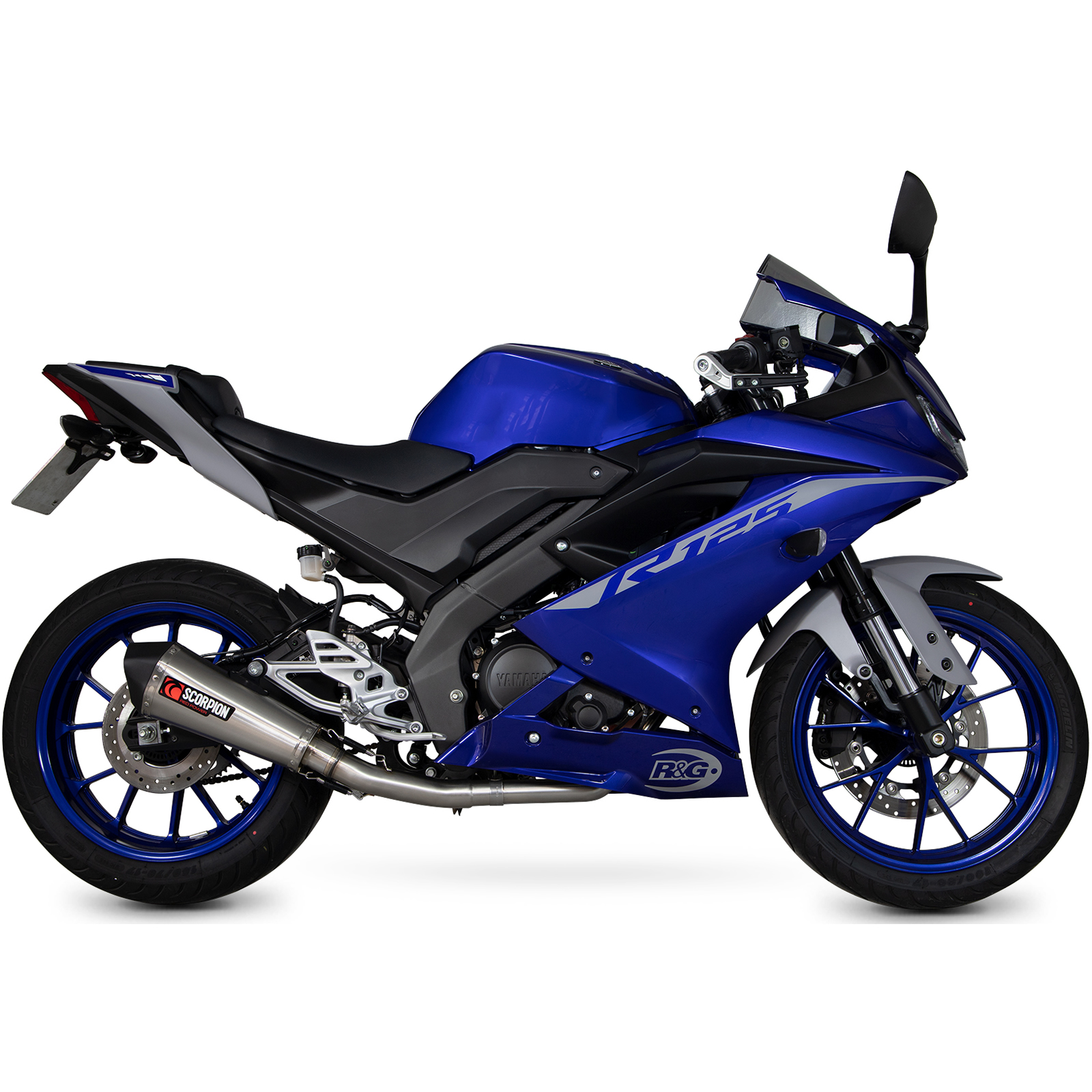 Scorpion Serket Taper Stainless Steel Exhaust - Yamaha Yzf R 125 Full 