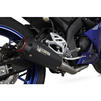 Scorpion Red Power Black Ceramic Exhaust - Yamaha YZF R 125 Full System 2021 - 2022 Thumbnail 5