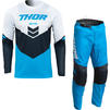 Thor Sector Chev 2022 Motocross Jersey & Pants Blue Midnight Kit Thumbnail 1