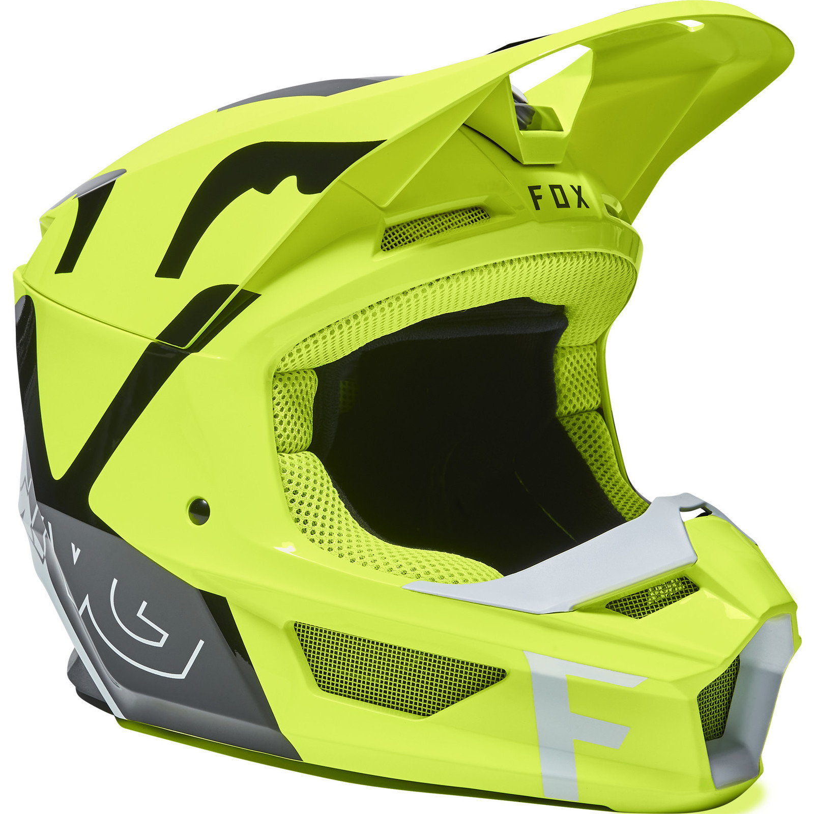Fox Racing 2022 V1 Skew Motocross Helmet Helmets