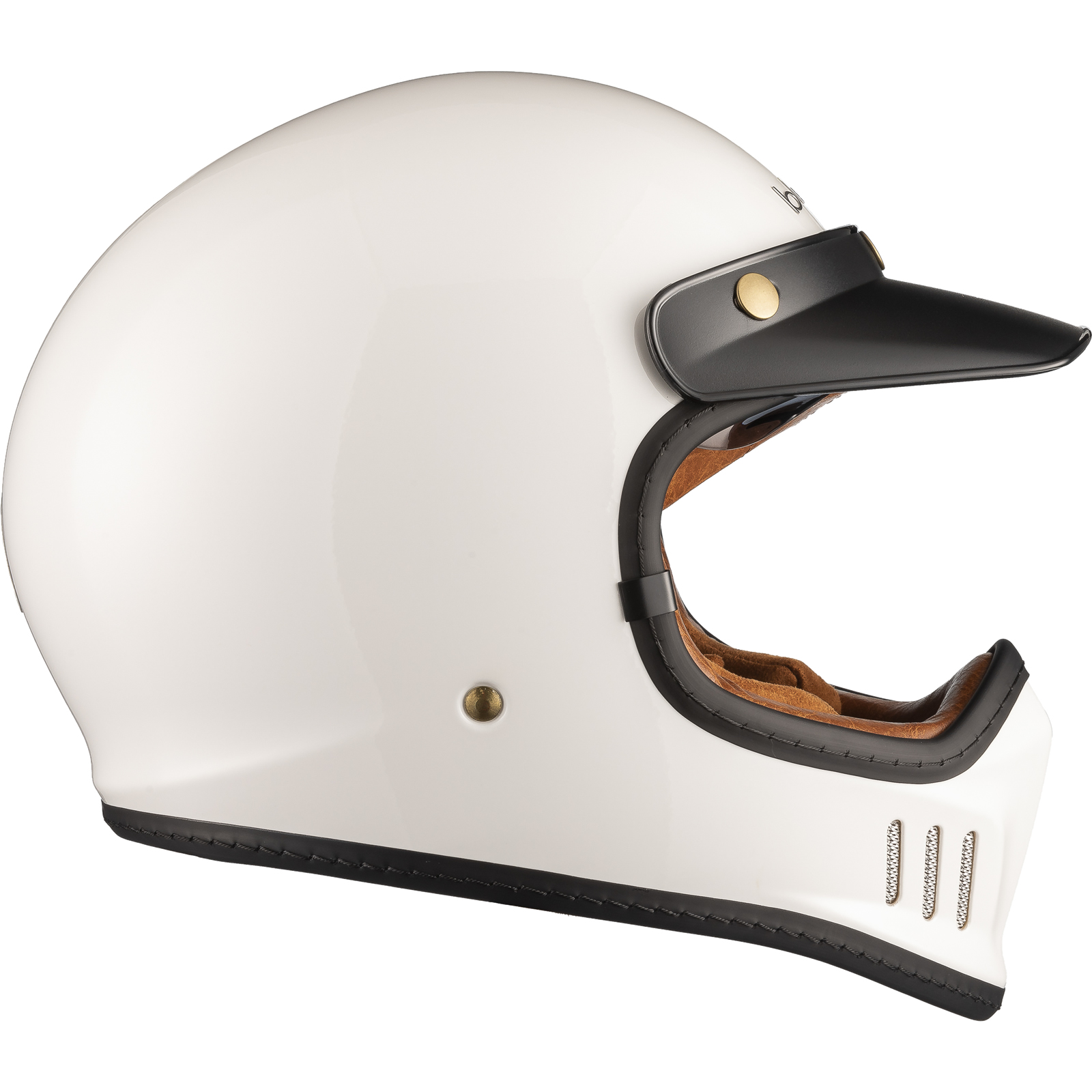 Black Royale Solid Retro Full Face Motorcycle Helmet Rider Gear - Picture 36 of 60