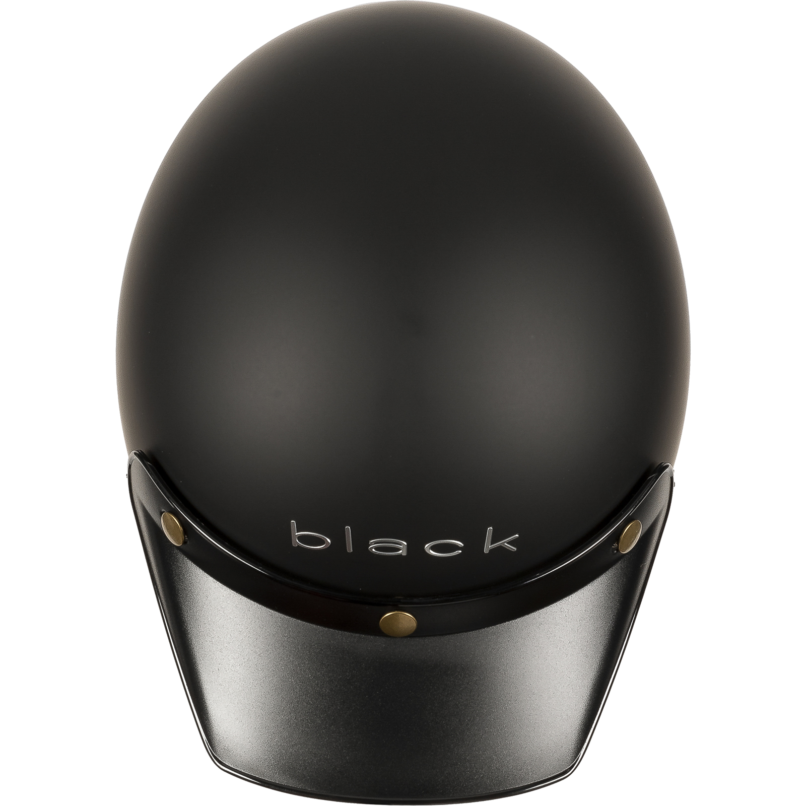 Black Royale Solid Retro Full Face Motorcycle Helmet Rider Gear - Picture 41 of 60