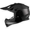 Black Gravel Solid Motocross Helmet Thumbnail 6