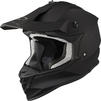 Black Gravel Solid Motocross Helmet Thumbnail 5