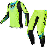 Fox Racing 2022 360 Dier Motocross Jersey & Pants Fluo Yellow Kit