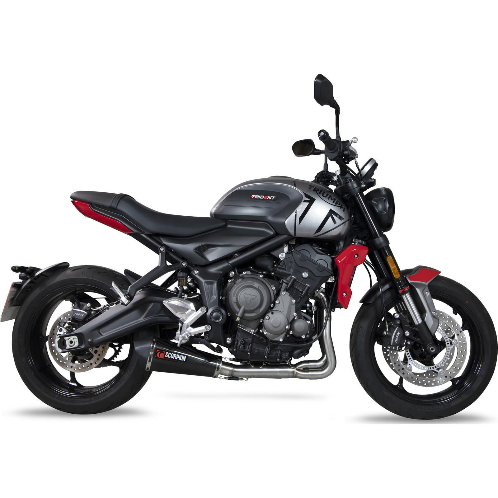 Scorpion Serket Taper Full System Carbon Fibre Exhaust - Triumph ...