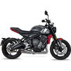 Scorpion Serket Taper Full System Stainless Exhaust - Triumph Trident 660 2021 - 2022 Thumbnail 6