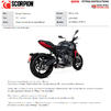 Scorpion Serket Taper Full System Titanium Exhaust - Triumph Trident 660 2021 - 2022 Thumbnail 12