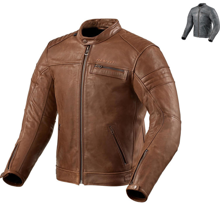 Rev It Restless Leather Motorcycle Jacket