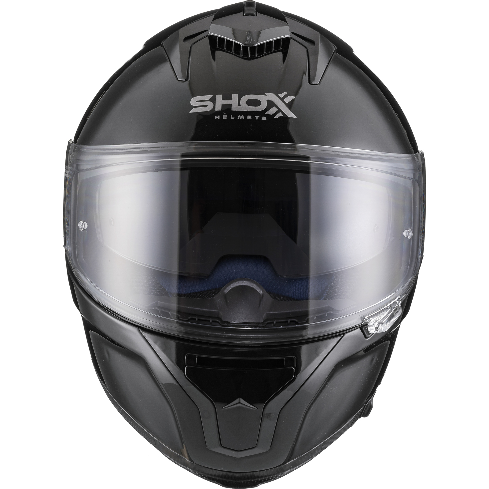 Shox Ammo Solid Full Face Motorcycle Helmet With Integrated Sun Visor - Picture 29 of 72