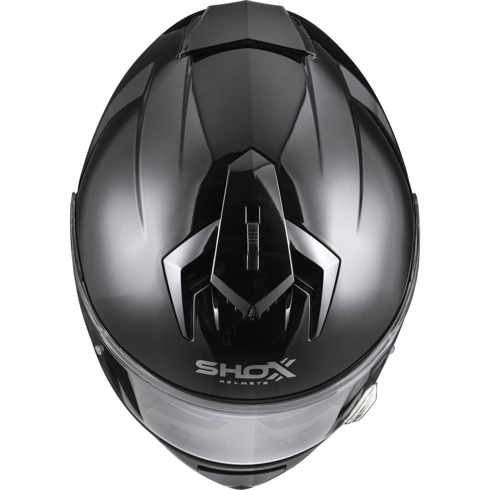 Shox Ammo Solid Full Face Motorcycle Helmet With Integrated Sun Visor - Picture 30 of 72