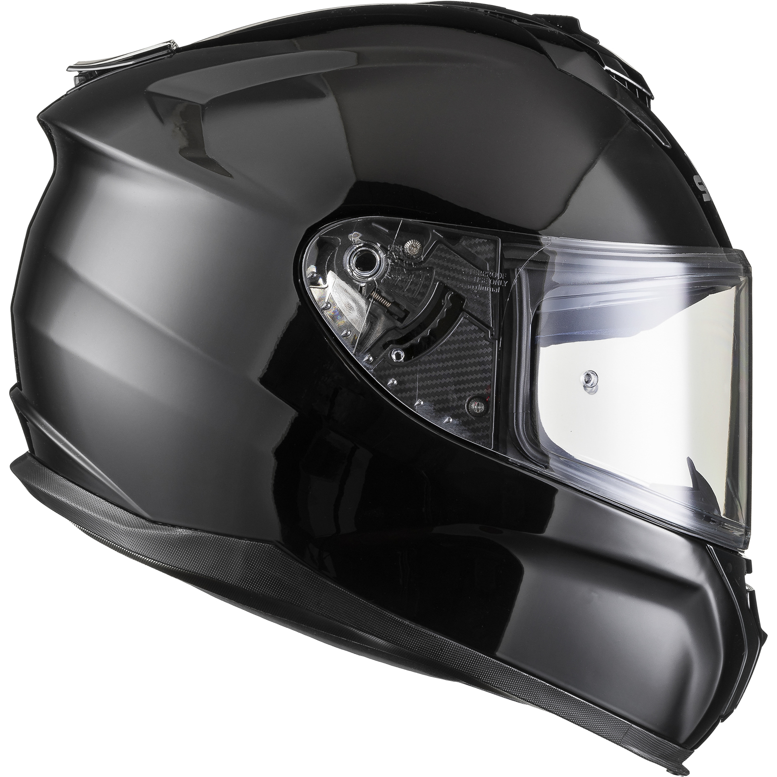 Shox Ammo Solid Full Face Motorcycle Helmet With Integrated Sun Visor - Picture 32 of 72