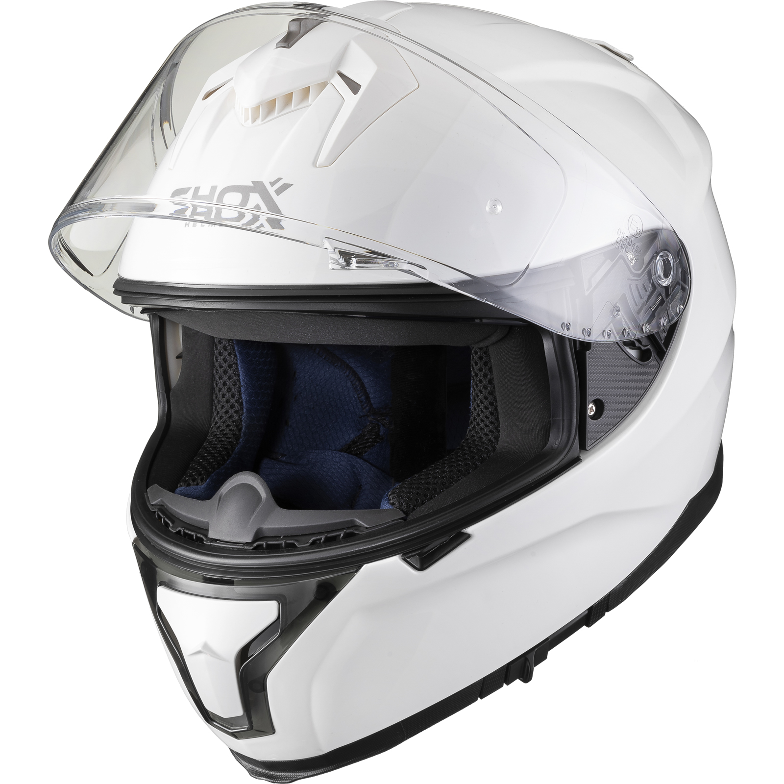 Shox Ammo Solid Full Face Motorcycle Helmet With Integrated Sun Visor - Picture 59 of 72