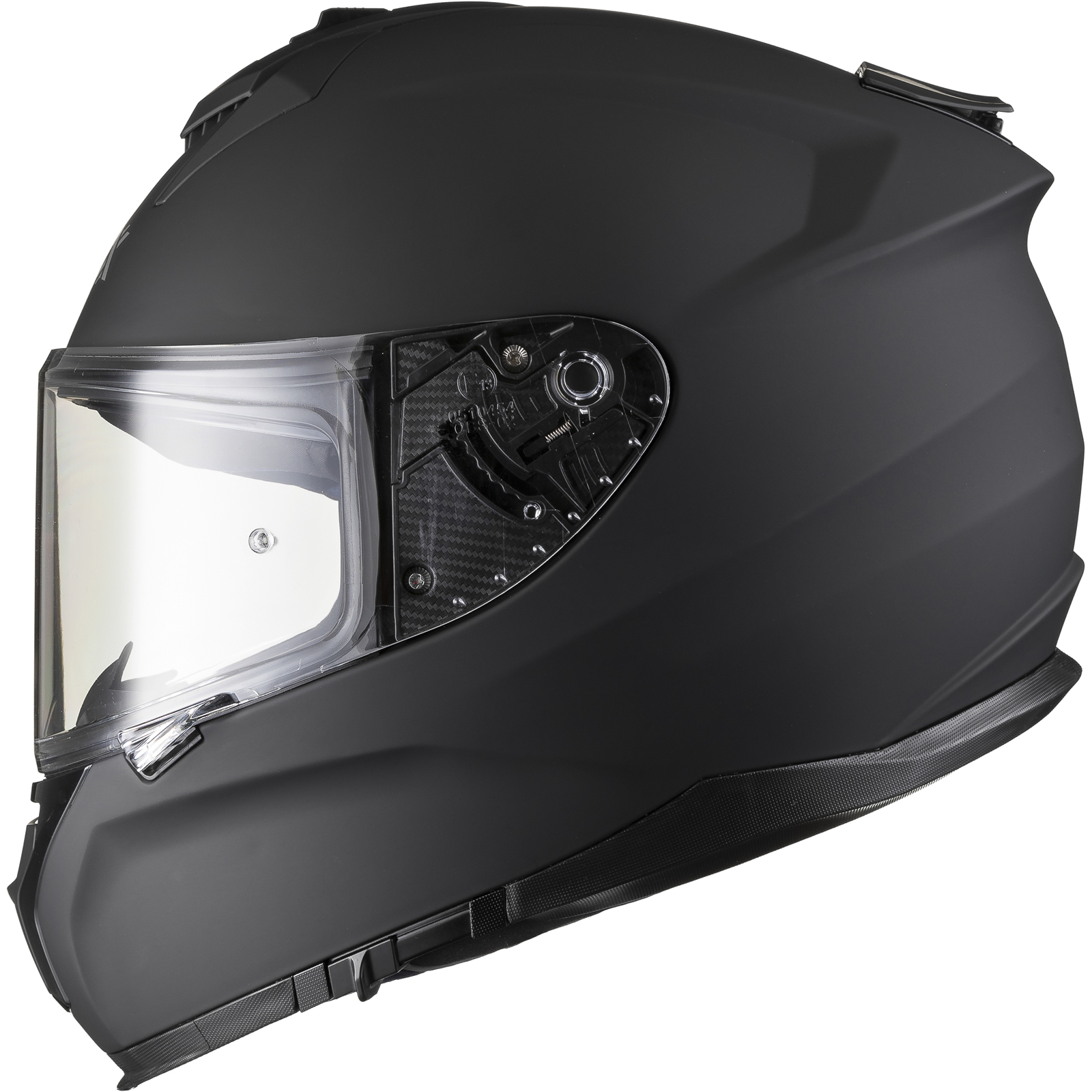 Shox Ammo Solid Full Face Motorcycle Helmet With Integrated Sun Visor - Picture 71 of 72