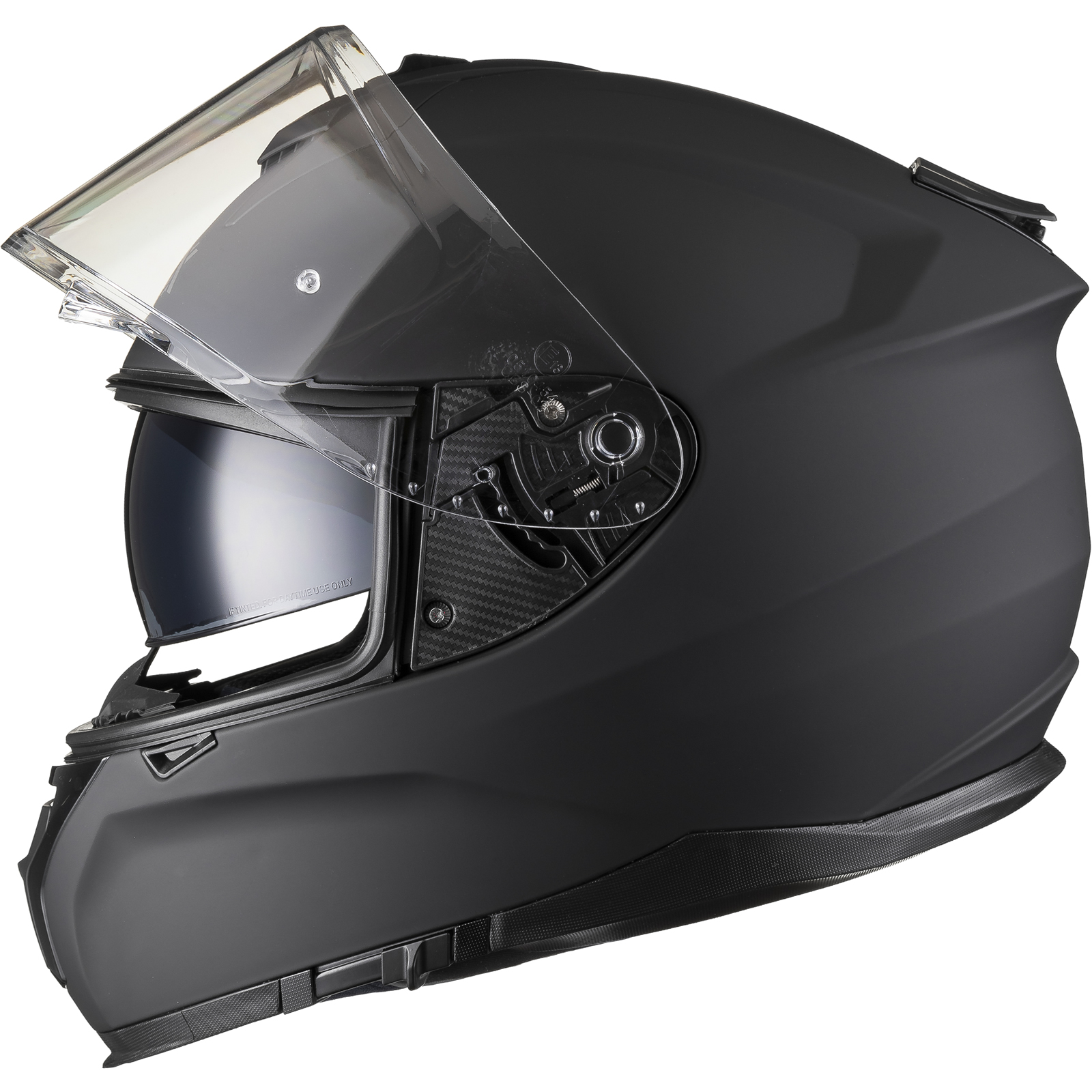 Shox Ammo Solid Full Face Motorcycle Helmet With Integrated Sun Visor - Picture 64 of 72