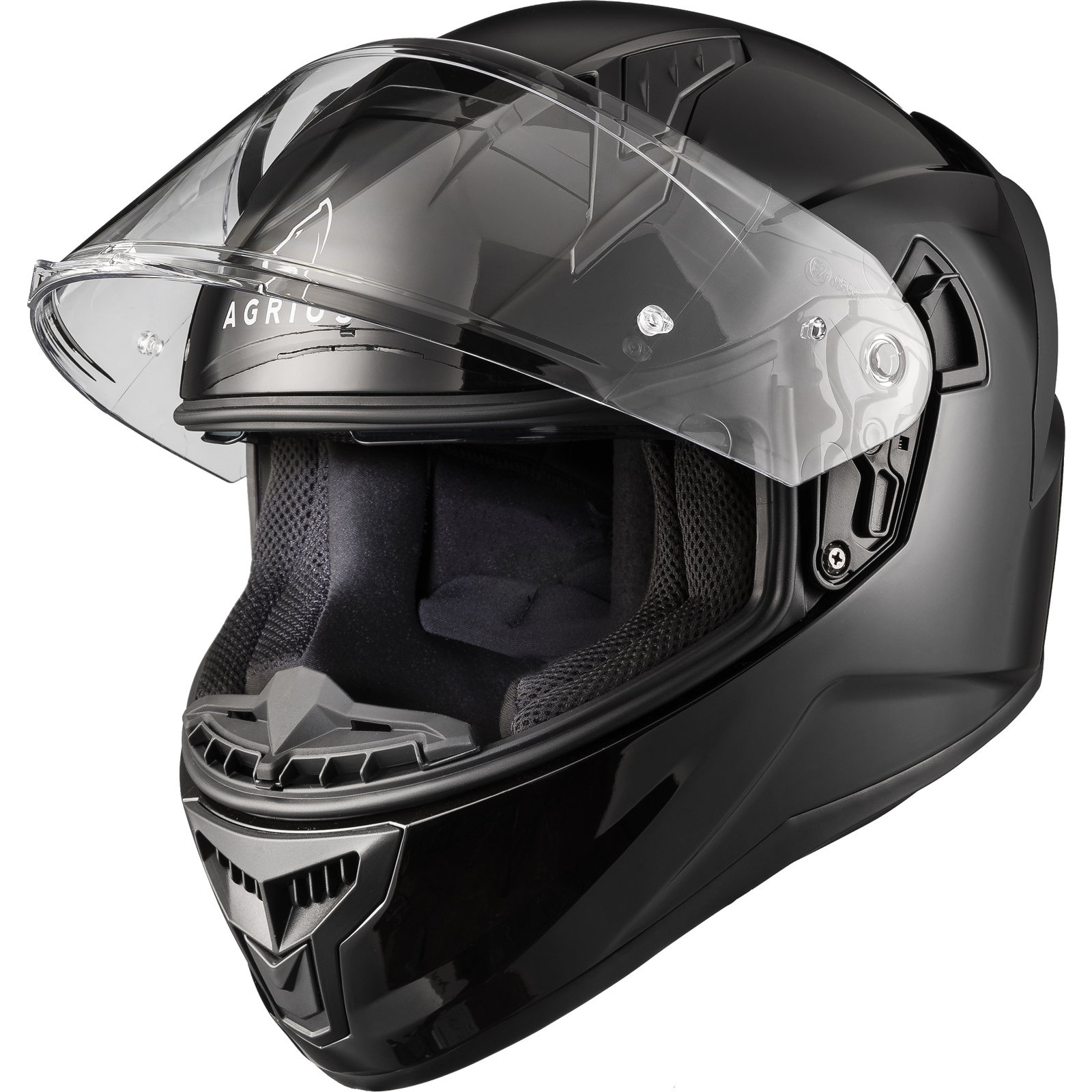 Agrius Wrath Solid Full Face Motorcycle Helmet With Internal Sun Visor - Picture 26 of 60