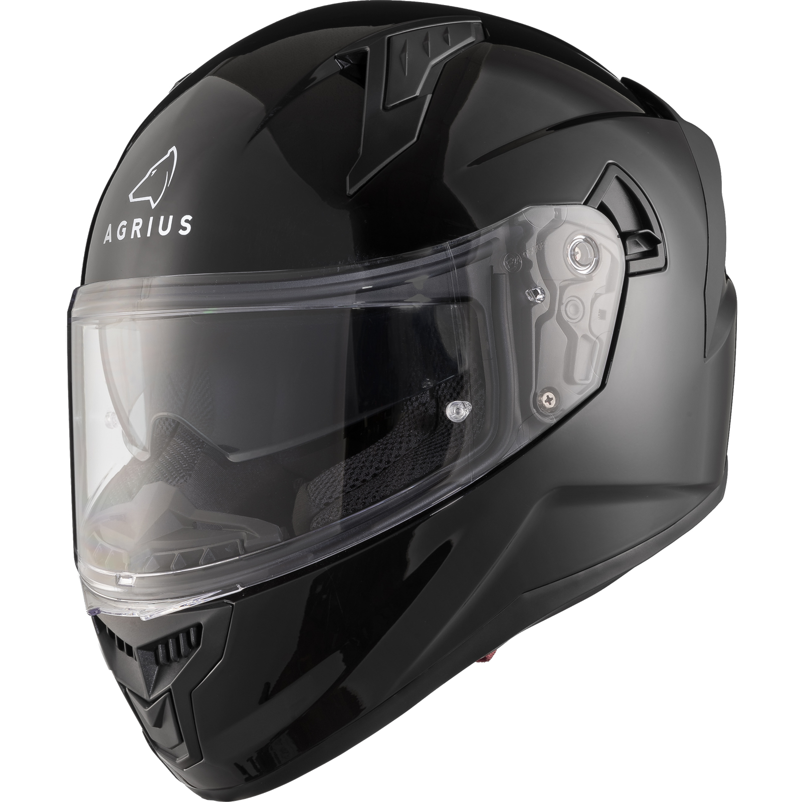 Agrius Wrath Solid Full Face Motorcycle Helmet With Internal Sun Visor - Picture 28 of 60
