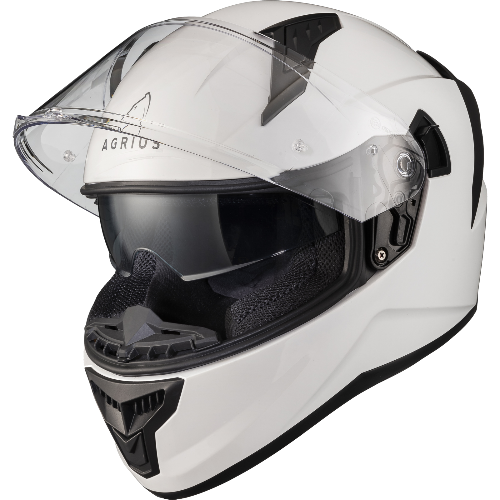 Agrius Wrath Solid Full Face Motorcycle Helmet With Internal Sun Visor - Picture 49 of 60