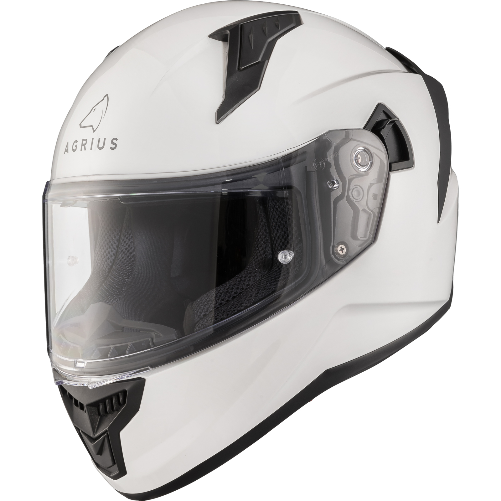 Agrius Wrath Solid Full Face Motorcycle Helmet With Internal Sun Visor - Picture 51 of 60