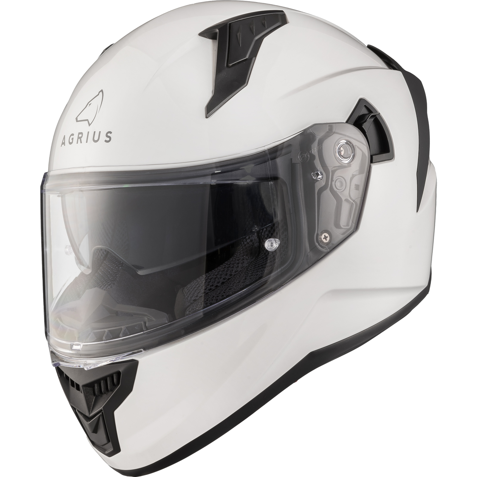 Agrius Wrath Solid Full Face Motorcycle Helmet With Internal Sun Visor - Picture 52 of 60
