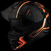 Agrius Wrath Polaris Glow In The Dark Motorcycle Helmet