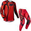 Fox Racing 2022 180 Venz Motocross Jersey & Pants Fluo Red Kit Thumbnail 3