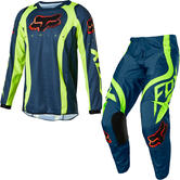Fox Racing 2022 Youth 180 Venz Motocross Jersey & Pants Dark Indigo Kit