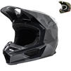 Fox Racing 2022 V1 BNKR Motocross Helmet Thumbnail 2