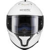 Shox Ammo Solid Gloss White Motorcycle Helmet Pinlock & Visor Thumbnail 8