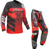 Wulf Matrix Adult Motocross Jersey & Pants Red Kit Thumbnail 1