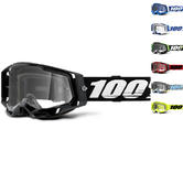 100% Racecraft 2 Clear Motocross Goggles