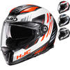 HJC F70 Kesta Carbon Motorcycle Helmet Thumbnail 1