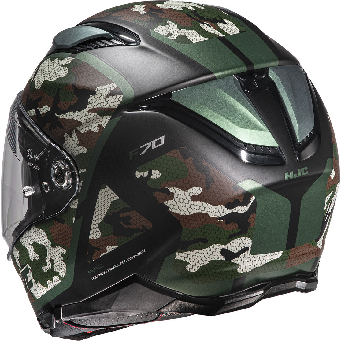 HJC F70 Katra Motorcycle Helmet & Visor Full Face Helmets