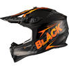 Black Gravel Track Motocross Helmet & Peak Thumbnail 7