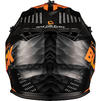 Black Gravel Track Motocross Helmet & Peak Thumbnail 10