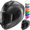 Shark Spartan RS Carbon Skin Motorcycle Helmet & Visor Thumbnail 1