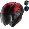 Shark Evo-ES Kedje Flip Front Motorcycle Helmet Thumbnail 2